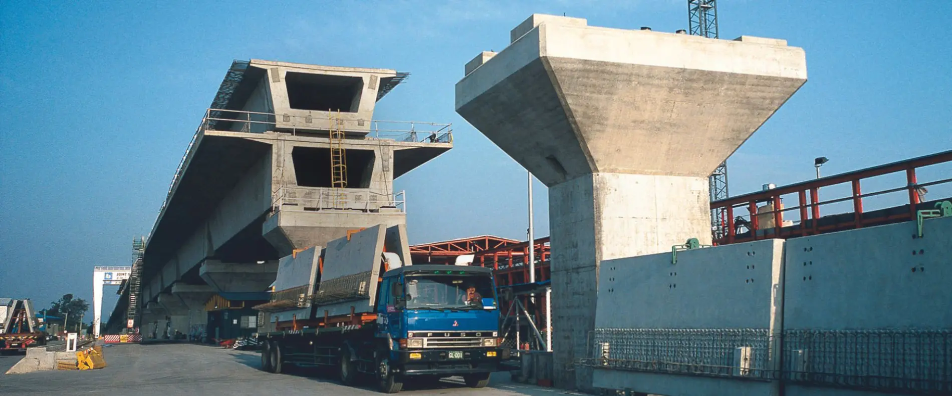 View of the unfinished High Speed Railway