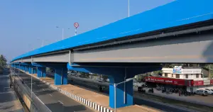 View of the Kazhakuttam Elevated Highway