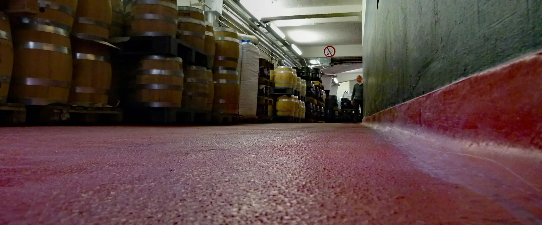 View inside a brewery: MC-DUR PowerCoat, the new PU/mineral hybrid flooring from MC-Bauchemie