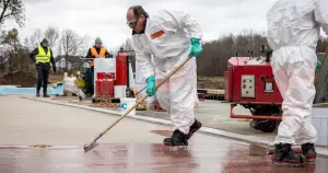 Application of the sealant