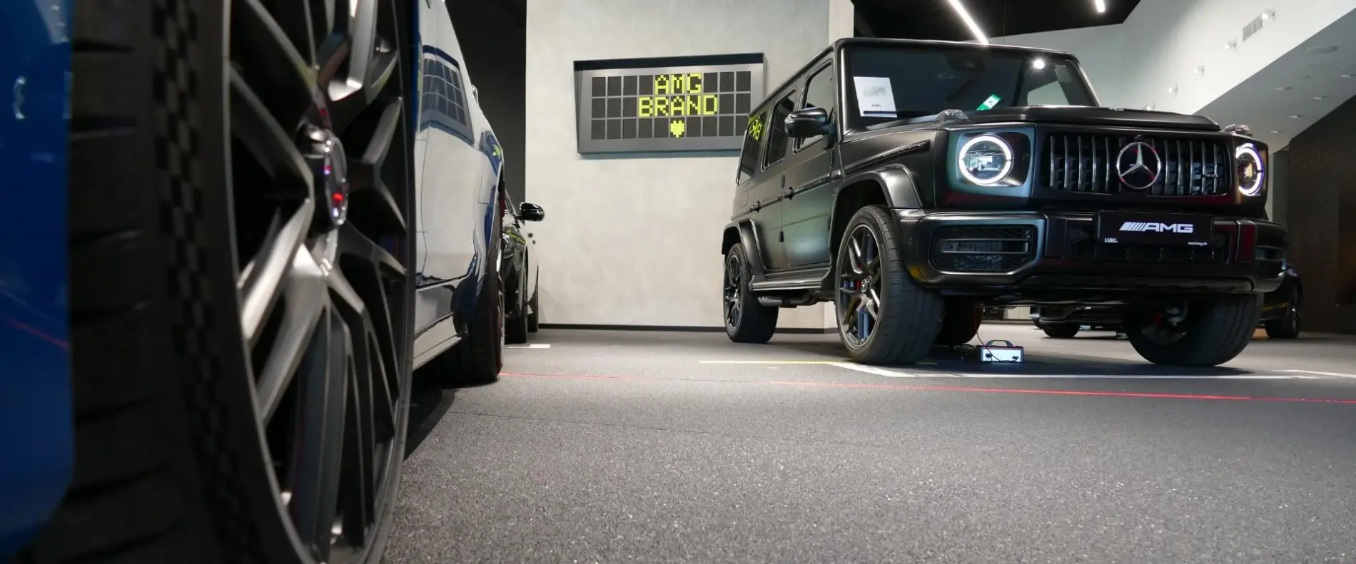 View of the AMG Performance Centre floor.