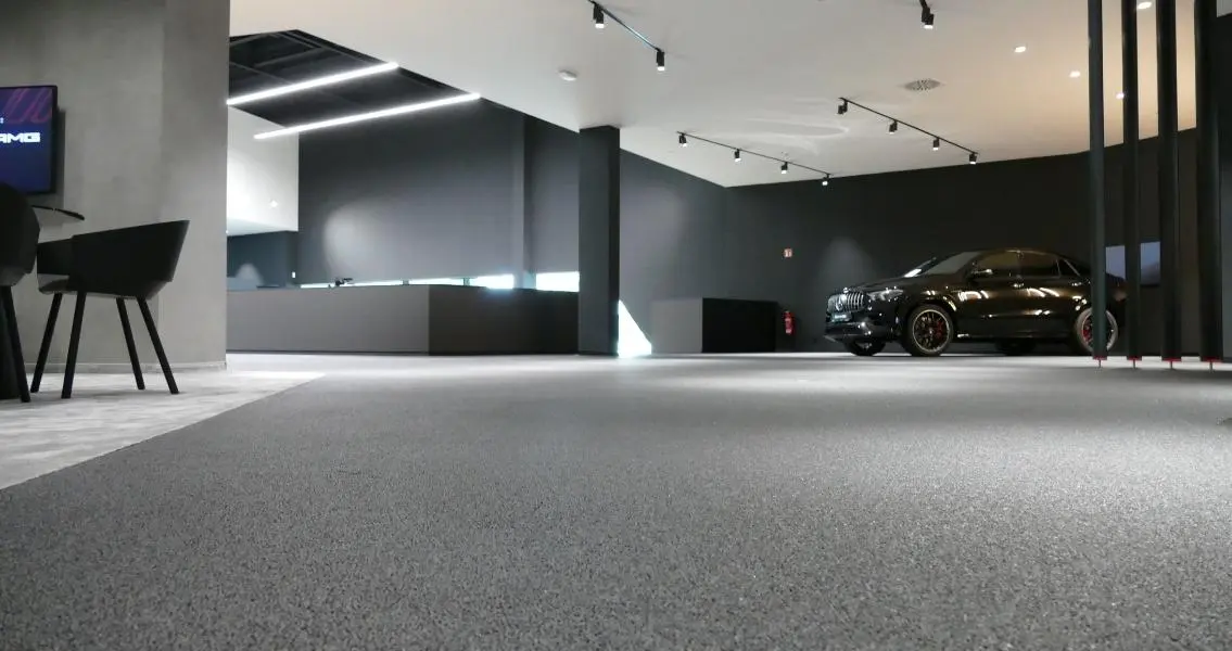 View of the finished AMG Performance Centre.