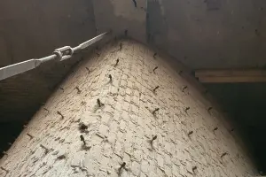 the church ceiling was equipped with MC Injection lances.