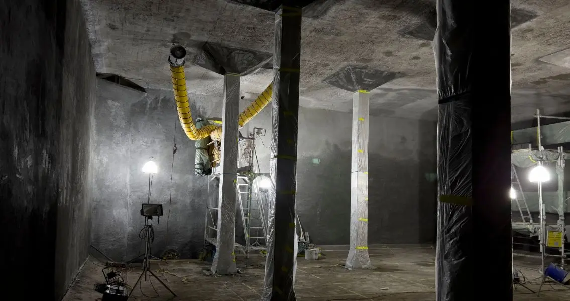 MC-RIM PW 111 was used for the wall and ceiling area of the drinking water tank.