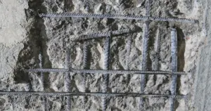 Nafufill KMH corrosion protection for reinforcing steel was used for the subsequent concrete repair.